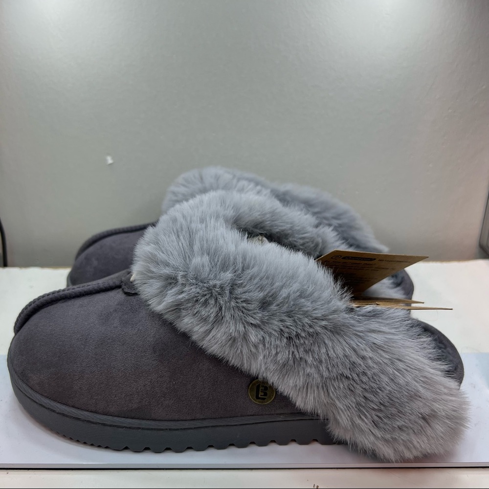 Longbay Micro Suede Soft Plush Fleece Slippers